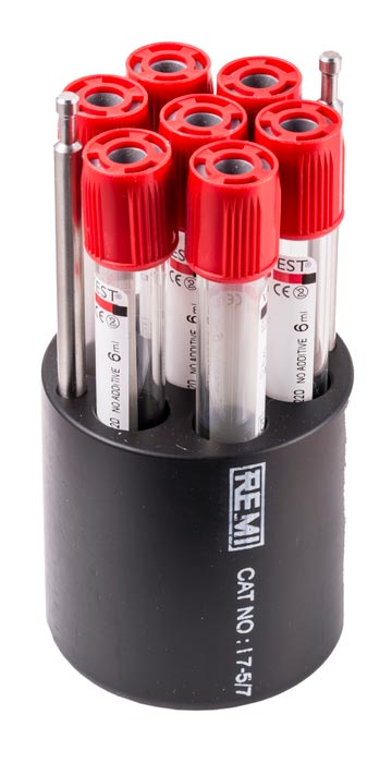 I 7-5/7 Inserto per 7 provette da prelievo Vacutainer R da 5-7 ml